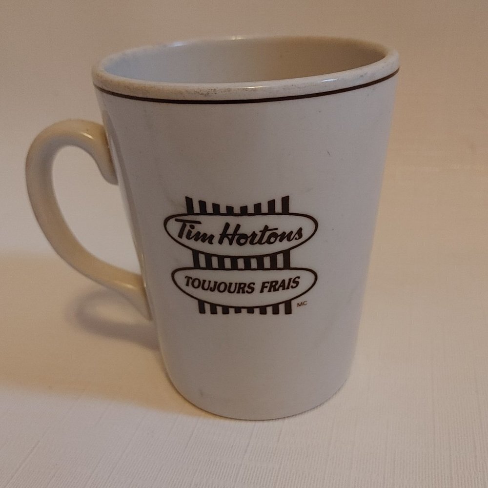 TIM HORTONS "Always Fresh" Coffee Tea Mug STEELITE England